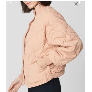 Blank NYC quilted bomber jacket NYT